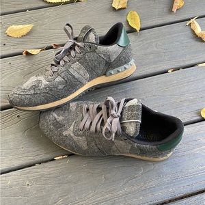 Valentino Wool Rock Runner